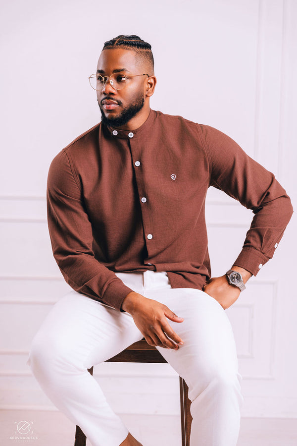The Solaro Linen Shirt – Mocha