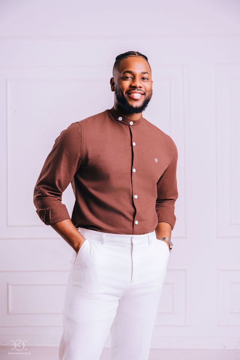 The Solaro Linen Shirt – Mocha