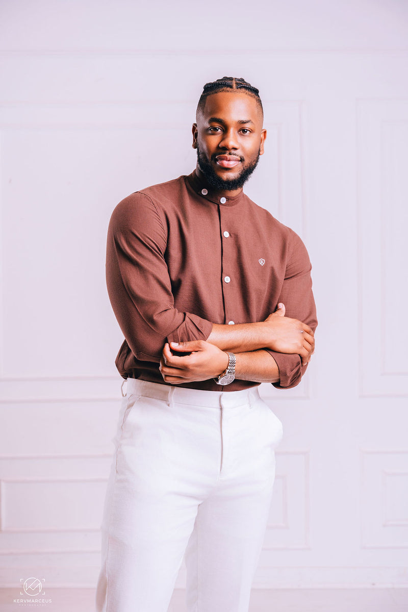 The Solaro Linen Shirt – Mocha