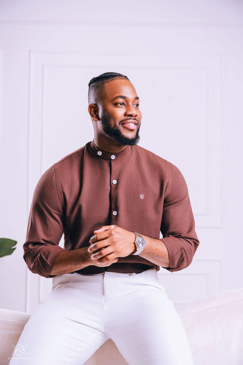 The Solaro Linen Shirt – Mocha